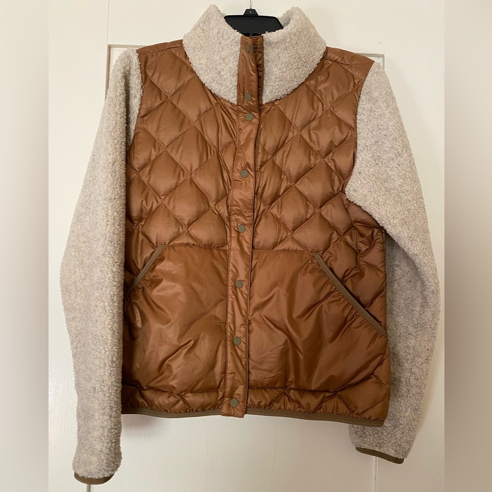 EUC REI Co-op Women’s Medium Wallace Lake Sherpa Bomber Jacket
